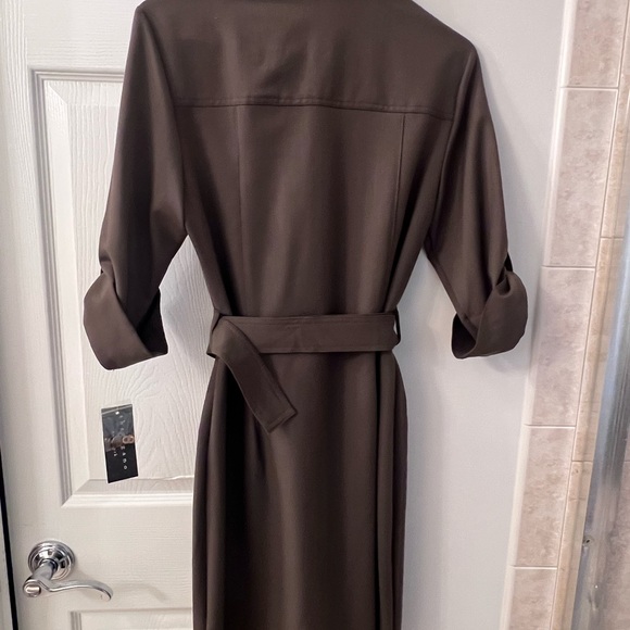 Sharagano Olive dress - Picture 3 of 4